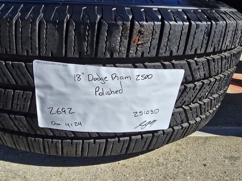 18" Ram 2500 3500 Laramie Power Wagon OEM wheels rims 2692 tires FIRESTONE Texas Truck Tire