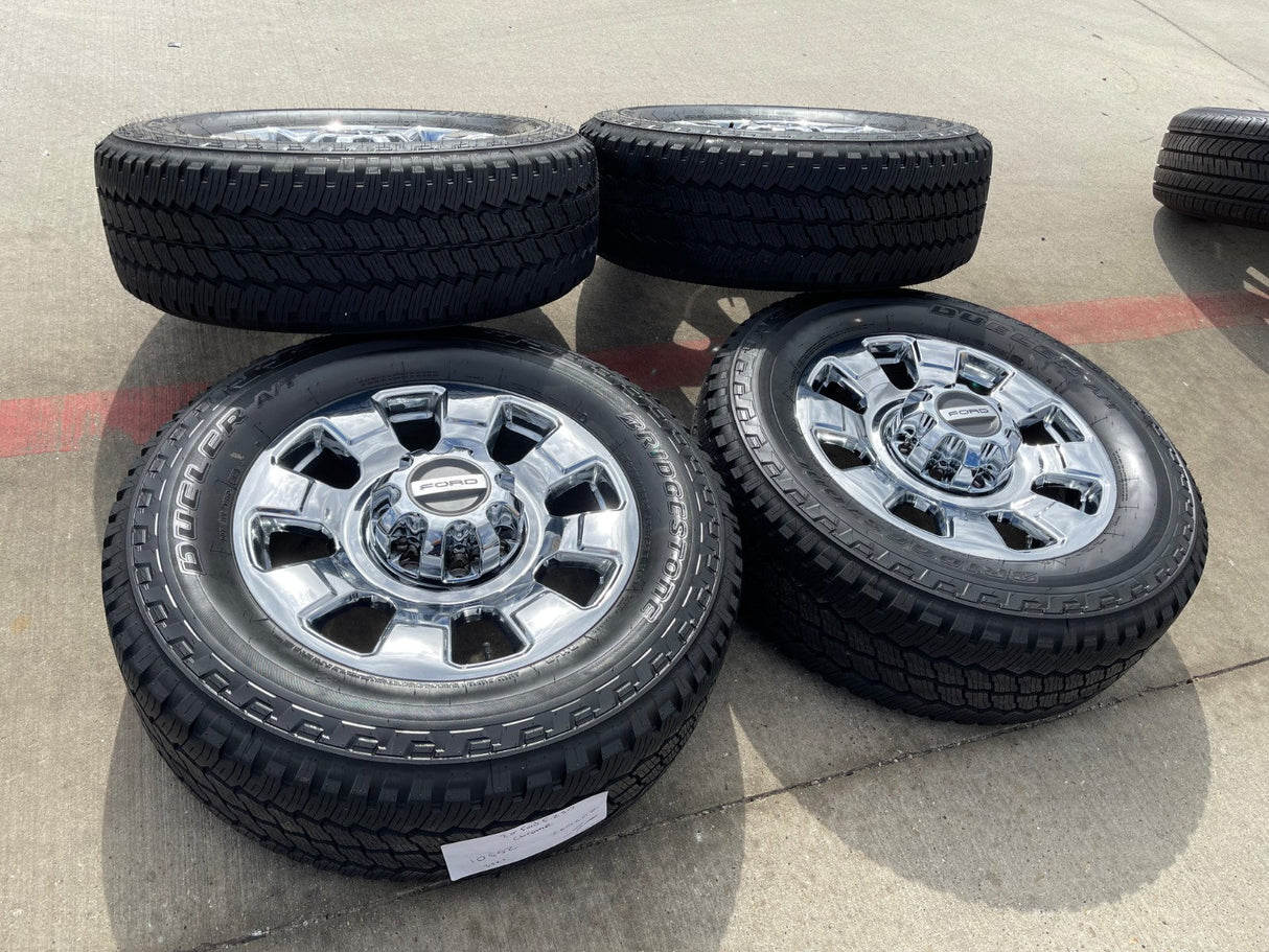 20" Ford F-250 F-350 OEM Lariat 10295 25085 10552 wheels rims 2026 NEW Texas Truck Tire