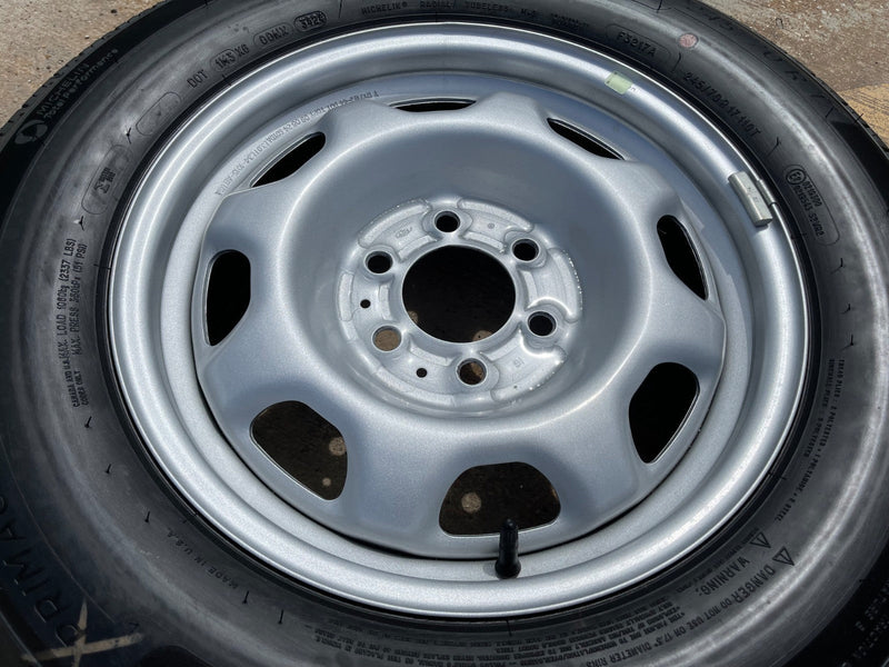 17" Ford F-150 OEM rim wheel 3857 tire steel 2023 2024 2025 2026 MICHELIN NEW Texas Truck Tire