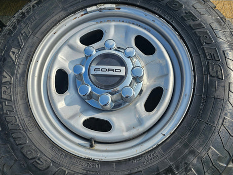 17" Ford F-250 F-350 OEM 3828 wheels rims tires 2022 2023 2024 2025 TOYO A/T3 Texas Truck Tire
