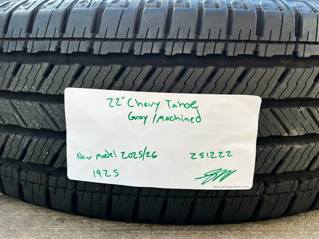 22" Chevy Tahoe Silverado Suburban OEM wheels rims NEW MICHELIN 2025 2026 Texas Truck Tire
