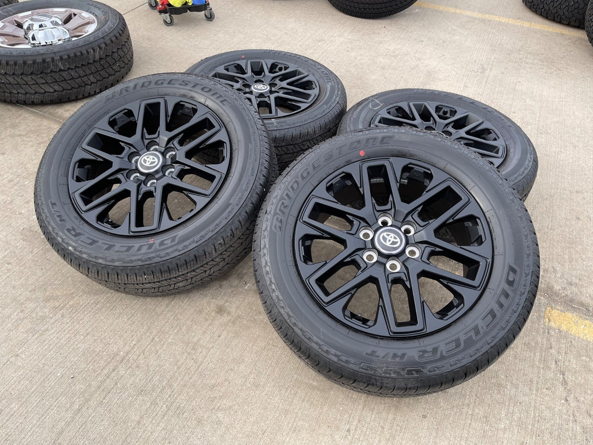 20" Toyota Tundra TRD OEM wheels rims TSS 75276 95295 Sequoia 2024 2025 2026 NEW Texas Truck Tire