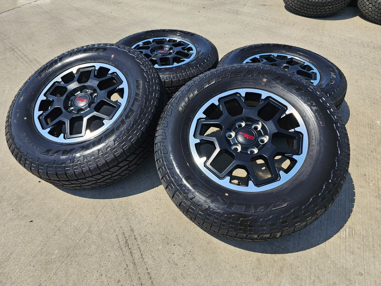18" Toyota Tacoma 4Runner TRD OEM 94199 wheels rims 2024 2025 2026 NEW Texas Truck Tire