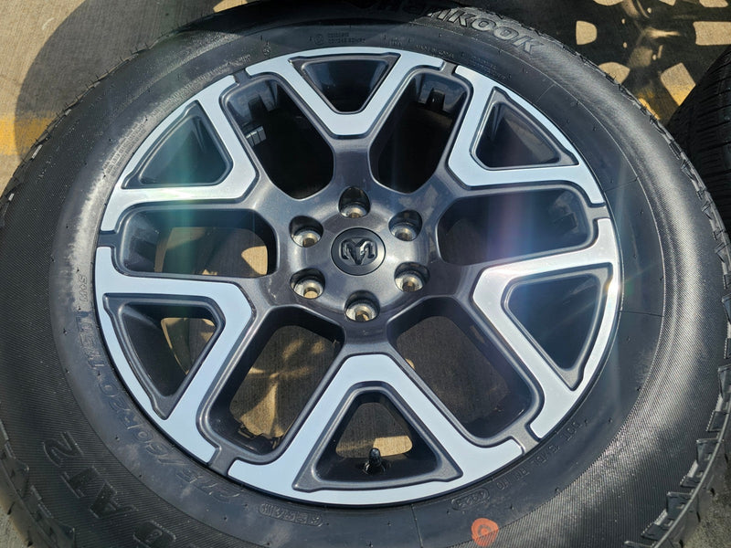 20" Dodge Ram 1500 OEM 94059 Laramie wheels rims 68583860AA 2024 2025 2026 NEW Texas Truck Tire