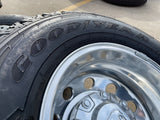 17" Dodge Ram 3500 Dually Laramie 8x200 wheels rims 2701 2702 OEM GOODYEAR Texas Truck Tire