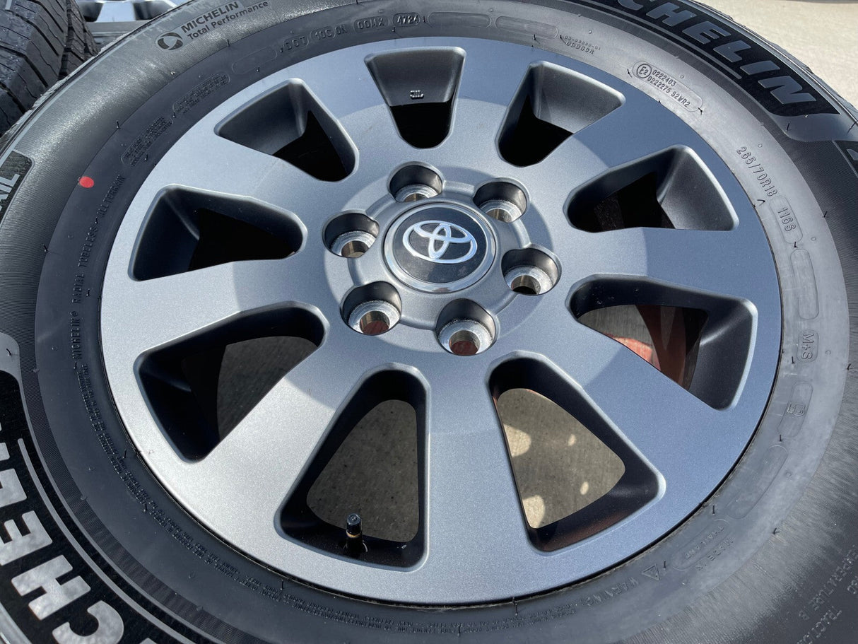 18" Toyota Land Cruiser OEM wheels rims 95952 Tundra Sequoia 2024 2025 2026 NEW Texas Truck Tire