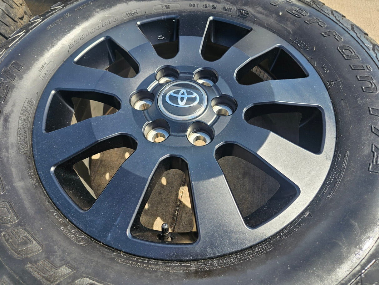 18" Toyota Land Cruiser OEM wheels rims 95952 Tundra Sequoia 2024 2025 2026 BFG Texas Truck Tire
