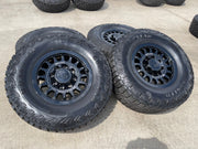 18" AEV SALTA GMC Sierra AT4X Chevy Trail Boss 2500 OEM wheels rims GOODYEAR 35" Texas Truck Tire