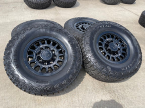 18" AEV SALTA GMC Sierra AT4X Chevy Trail Boss 2500 OEM wheels rims GOODYEAR 35" Texas Truck Tire