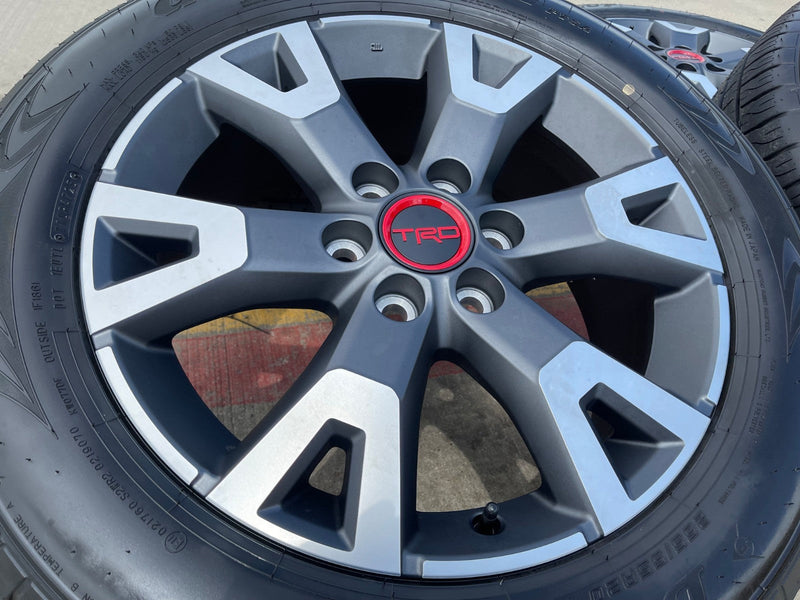 20" Toyota 4Runner TRD OEM 94198 wheels rims Tundra Sequoia 2025 2026 DUNLOP NEW Texas Truck Tire