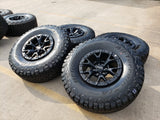 17" Ford F-150 Raptor R OEM BEADLOCK 10460 rims wheels 37" tires BFG NEW Texas Truck Tire