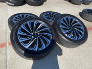 22" Lincoln Navigator OEM 10666 rims wheels BLACK LABEL 2025 2026 NEW Texas Truck Tire