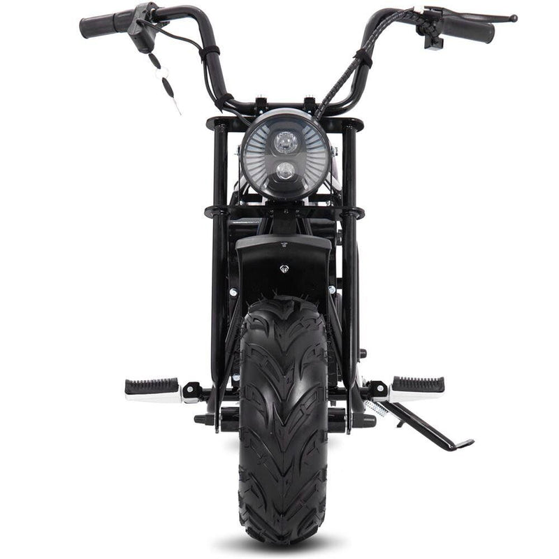 MotoTec 48v 1000w Electric-Powered Mini Motorcycle in Sleek Black