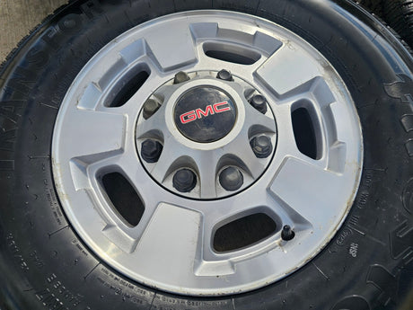 17" GMC Sierra Chevy Silverado 2500 3500 OEM 5500 wheels rims FIRESTONE NEW Texas Truck Tire