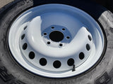 17" INEOS Grenadier OEM steel wheels rims WHITE tires 2024 2025 2026 NEW Texas Truck Tire