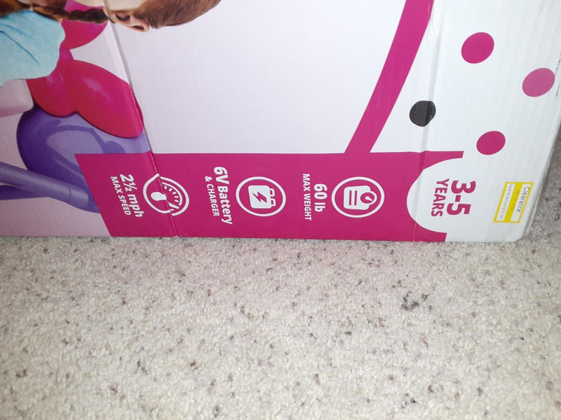 Minnie Mouse Electric Ride-On Pink Flower Power 6V 4x4 Brand New in Packaging