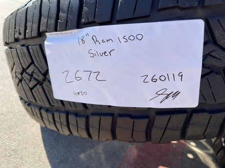 18" Dodge Ram 1500 OEM wheels rims 2672 tires GENERAL A/TP Texas Truck Tire