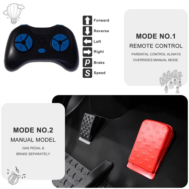 24V Kids 2-Seater Off-Road Ride-On UTV Car with 400W Motor, EVA Wheels, and Remote Control - Purple