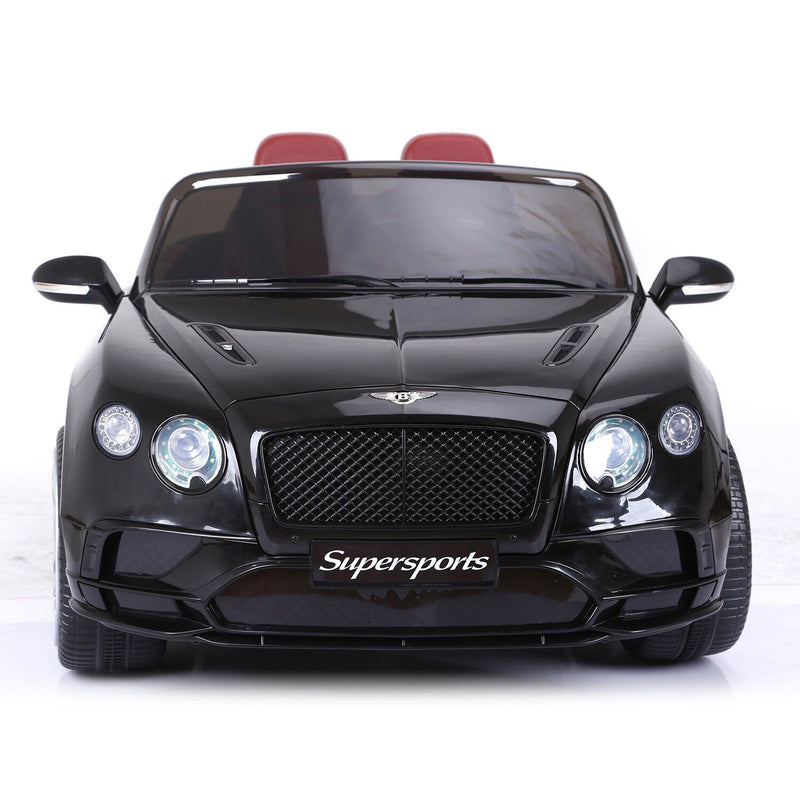 12V Bentley Continental Supersports Electric SUV Ride On Toy Car Black and Red