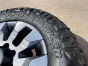20" Chevy Silverado GMC Sierra AT4 2500 3500 OEM 5960 5947 wheels rims NITRO 35" Texas Truck Tire
