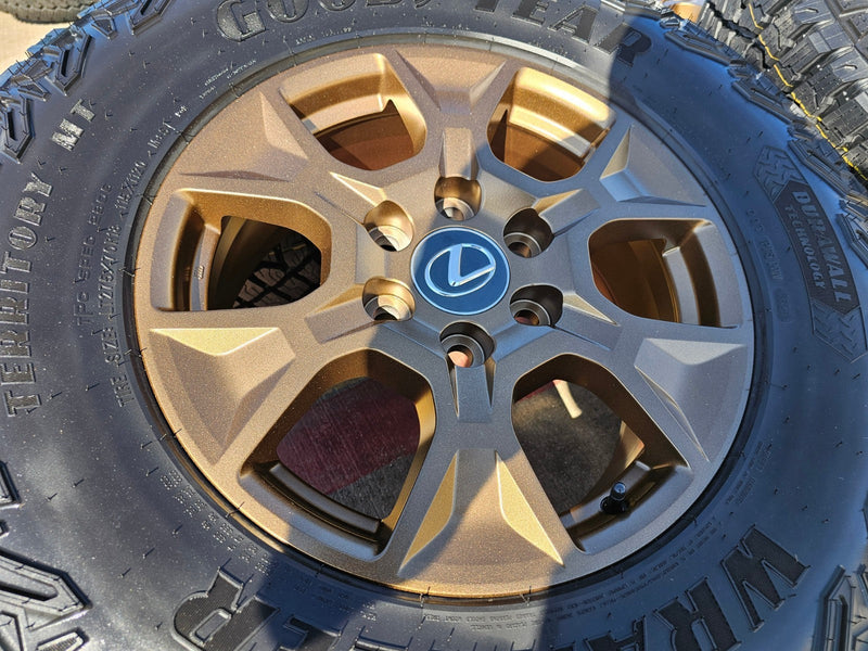 18" Lexus GX550 OEM 10544 wheels rims BRONZE Toyota Land Cruiser Tundra NEW Texas Truck Tire