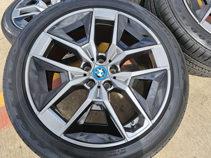 19" BMW OEM 5 Series wheels rims 86710 5x112 G60 i5 2024 2025 2026 NEW GOODYEAR Texas Truck Tire