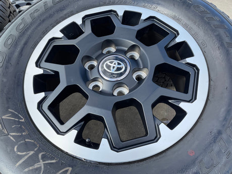 17" Toyota Tacoma 4Runner TRD OEM 10638 wheels rims 2024 2025 2026 BFG NEW Texas Truck Tire
