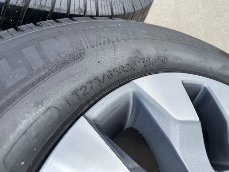 20" Chevy Silverado GMC Sierra AT4 2500 3500 OEM 5960 5947 wheels rims MICHELIN Texas Truck Tire