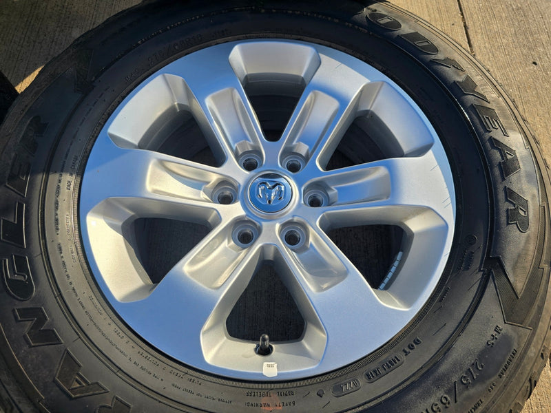 18" Dodge Ram 1500 OEM wheels rims 2672 tires GOODYEAR Texas Truck Tire