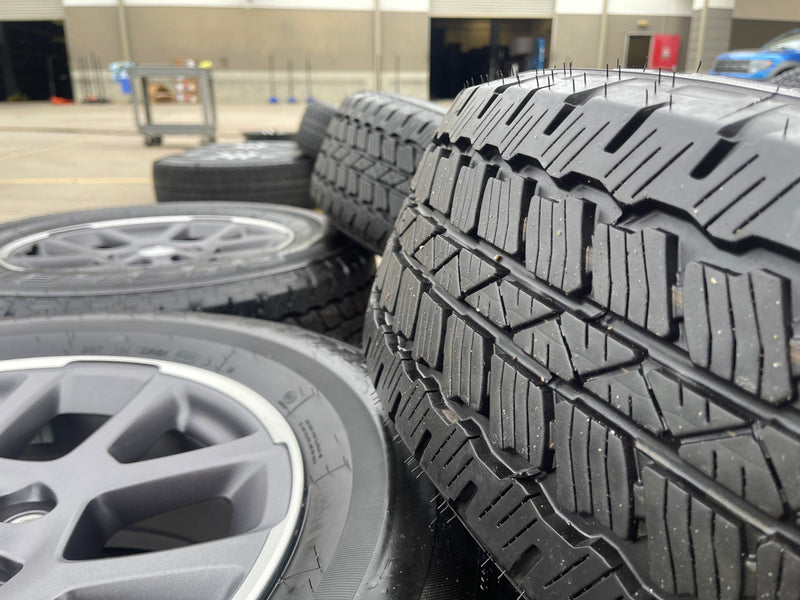 18" Jeep Gladiator Overland OEM wheels rims Wrangler 9241 tires BRIDGESTONE A/T Texas Truck Tire