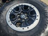17" Ford Bronco SASQUATCH wheels rims BEADLOCK 10388 Ranger BFG KO2 A/T 37" NEW Texas Truck Tire