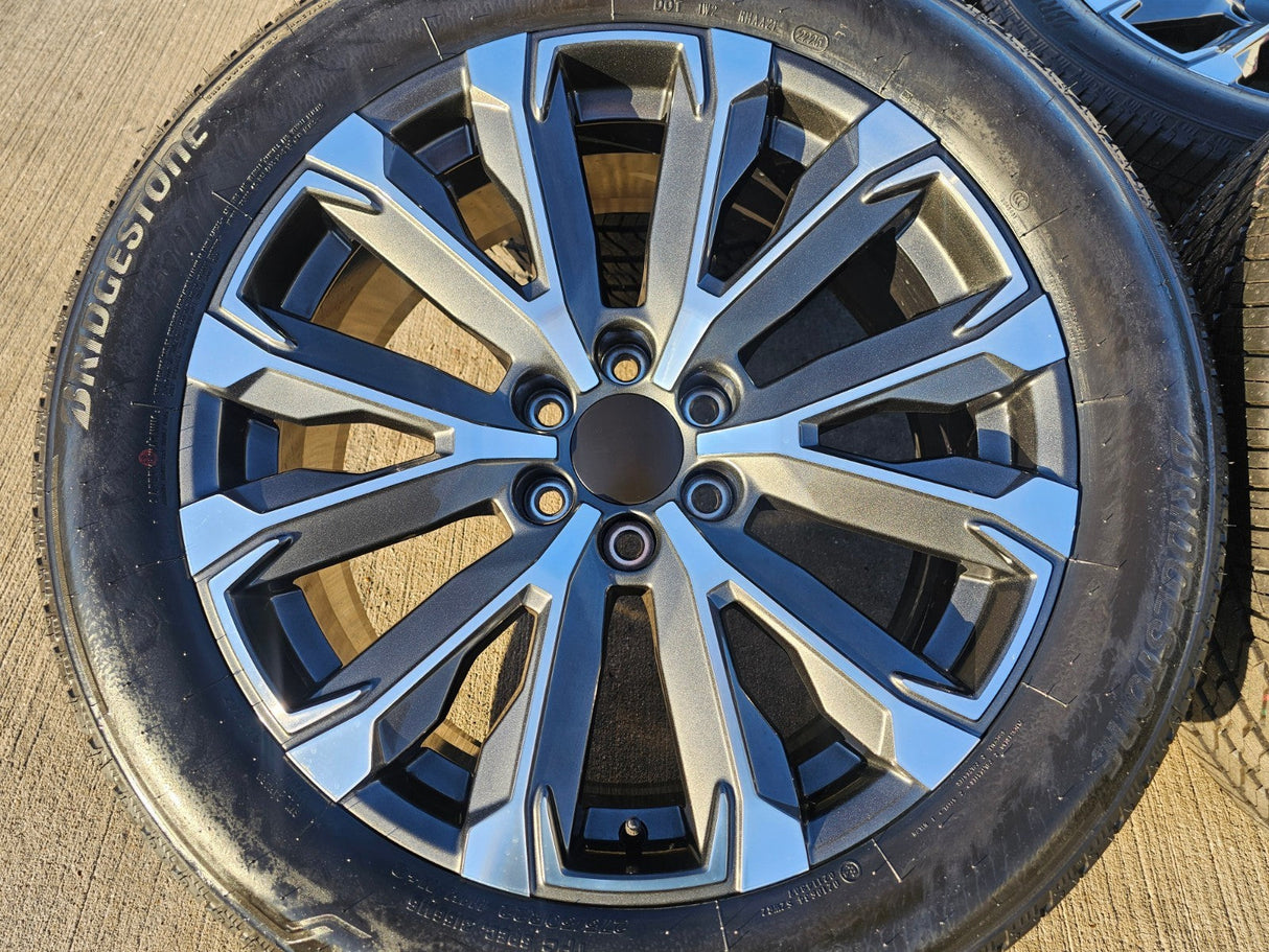 22" Chevy Tahoe Silverado Suburban OEM wheels rims 2022 2023 2024 2025 2026 NEW Texas Truck Tire