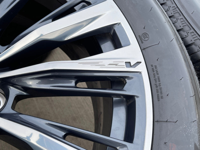 22" Cadillac Escalade V V600 Platinum OEM wheels rims 2023 2024 2025 2026 NEW Texas Truck Tire