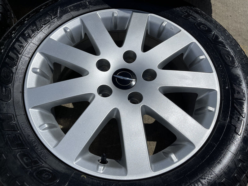 17" Jeep Grand Cherokee OEM wheels rims 2401 tires 2012 2015 2018 DISCOUNTED Texas Truck Tire