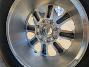 (1) 20" Dodge Ram 2500 3500 LARAMIE OEM 2700 POLISHED wheel rim spare Texas Truck Tire