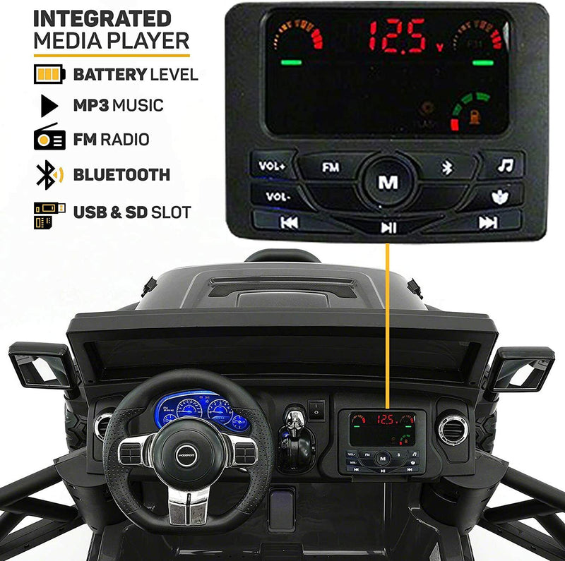 12V CHILD'S Girls RIDE ON TRUCK SUV JEEP 2 High-Powered Engines W/ Remote Control- Pink