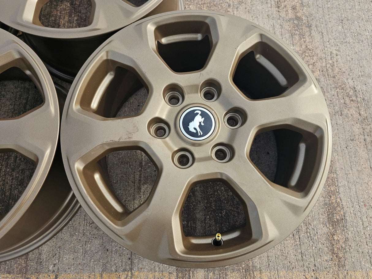 (5) 17" Ford Bronco wheels rims 10384 OEM Ranger BRONZE 2023 2024 2025 2026 NEW Texas Truck Tire