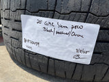 20" GMC Sierra 2500 3500 OEM wheels rims 5958 14138 tires MICHELIN DEFENDER Texas Truck Tire