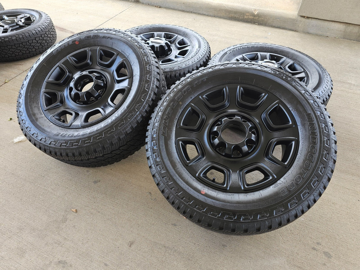 20" Ford F-250 F-350 OEM Lariat Platinum wheels rims 10486 tires 2024 2025 2026 Texas Truck Tire