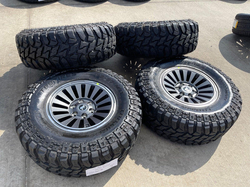 17" Ford Bronco HERITAGE Edition wheels rims 2024 2025 2026 tires 35" Texas Truck Tire