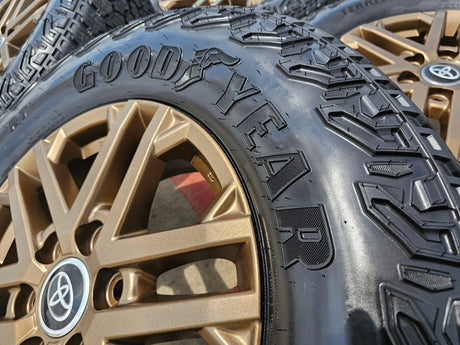 18" Toyota Tundra TRD OEM wheels rims 75281 Sequoia LX600 2024 2025 2026 NEW Texas Truck Tire