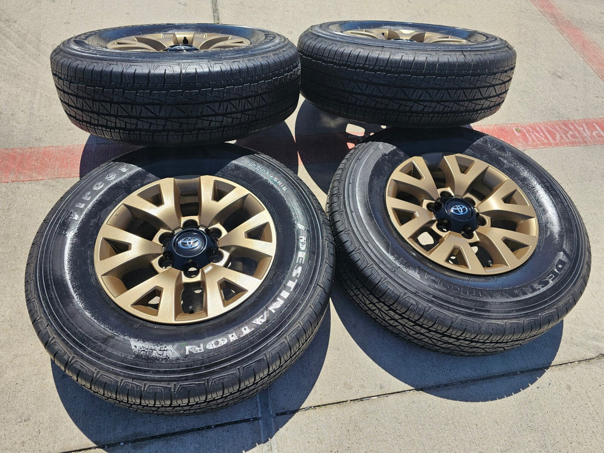 16" Toyota Tacoma TRD bronze wheels rims 75190 4Runner FJ Cruiser NEW Texas Truck Tire