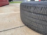 (1) 22" Lincoln Navigator BLACK LABEL OEM 10497 rim wheel 2022 2023 2024 HANKOOK Texas Truck Tire
