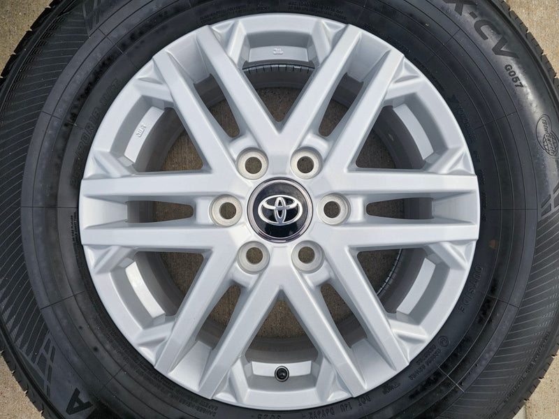18" Toyota Tundra Sequoia OEM wheels rims 75281 LX600 2024 2025 2026 YOKOHAMA Texas Truck Tire