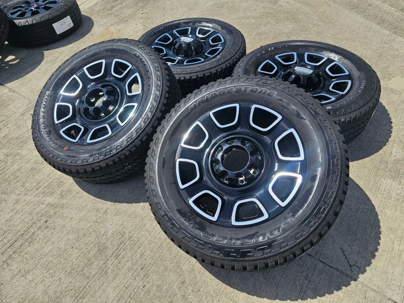 20" Ford F-250 F-350 OEM Lariat Platinum wheels rims 10486 tires 2024 2025 Texas Truck Tire