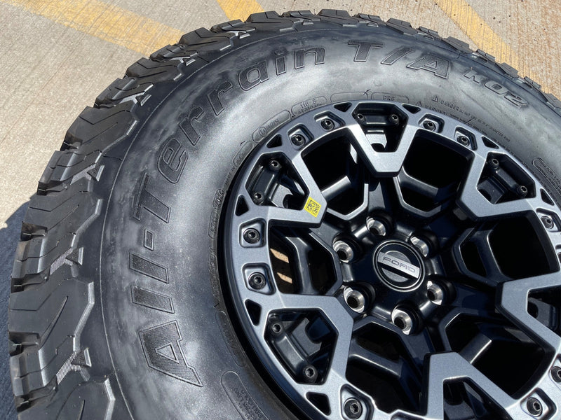 17" Ford F-150 Raptor R OEM BEADLOCK rim wheel 37" tire spare 2024 2025 2026 NEW Texas Truck Tire