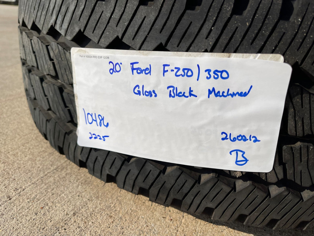 20" Ford F-250 F-350 OEM Lariat Platinum wheel rim 10486 tire 2025 2026 NEW Texas Truck Tire