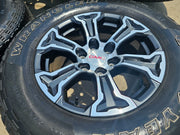 18" GMC Sierra AT4 Chevy Silverado OEM 5910 wheels rims 2022 2023 2024 2025 Texas Truck Tire