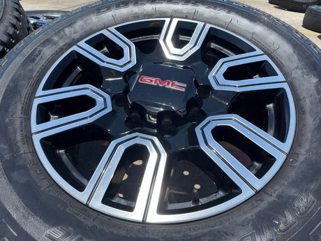 20" GMC Sierra AT4 2500 3500 OEM wheels rims 5950 Silverado 2023 2024 2025 2026 Texas Truck Tire