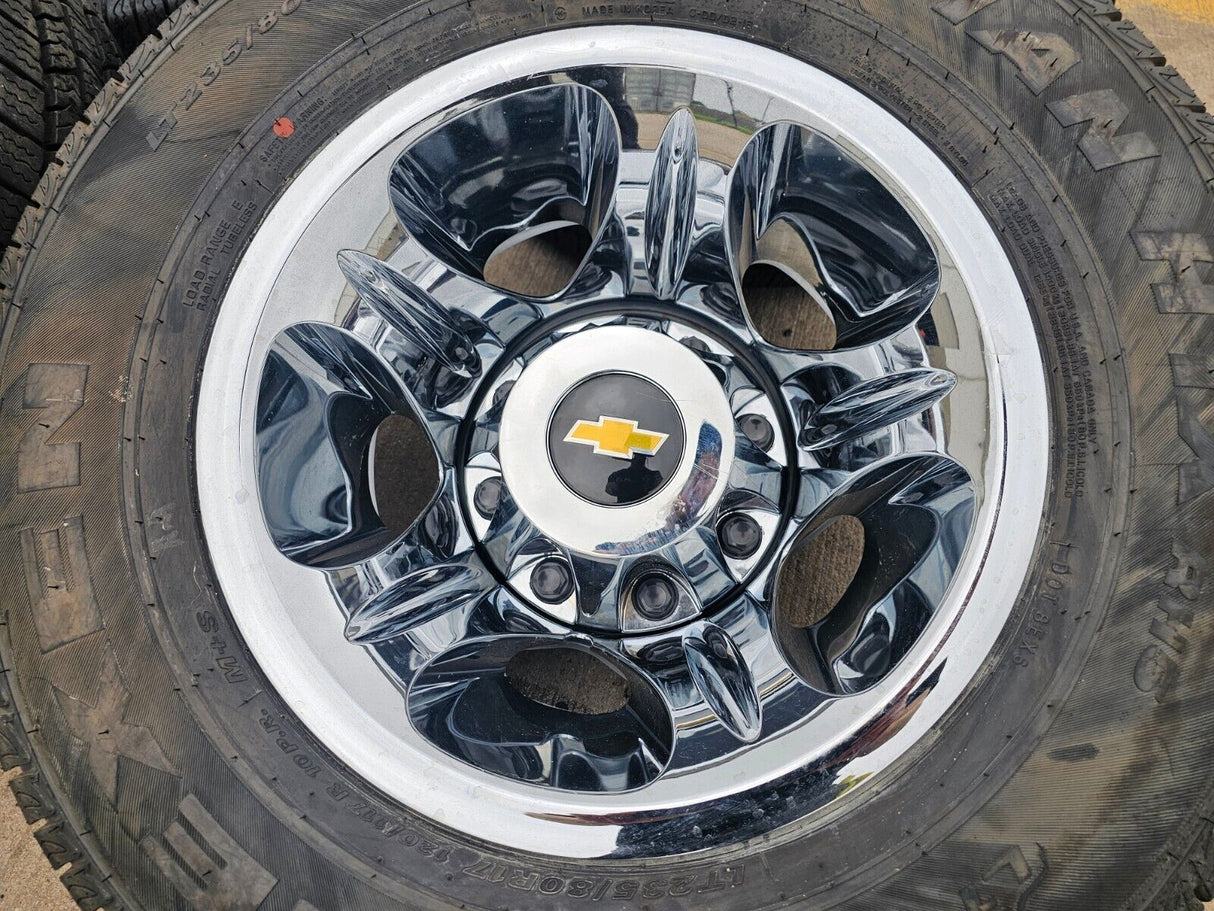 17" Chevy Silverado GMC Sierra 3500 Dually simulator rims wheels OEM 8094 NEW Texas Truck Tire